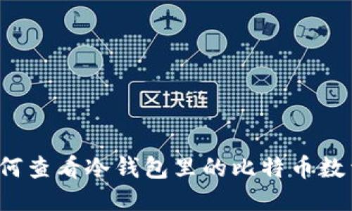 如何查看冷钱包里的比特币数量？