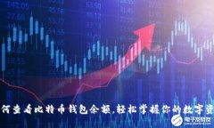 如何查看比特币钱包余额